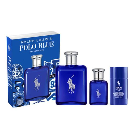 Kit Coffret Ralph Lauren Polo Blue Masculino Eau de Toilette